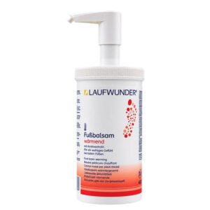 Laufwunder Footbalm Warming (Red) - 450ml Tub with Dispenser - Image 1